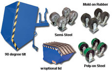 FOR BUMPER RELEASE STEEL HOPPERS &quot;HD&quot; SERIES