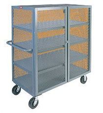 Security Carts with 4 Shelves