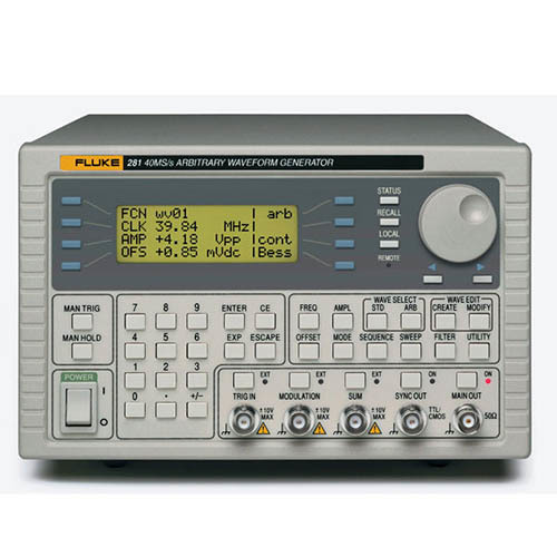 Fluke 292 2 Ch, 100 MS/s Arbitrary Waveform Generator &amp; Software