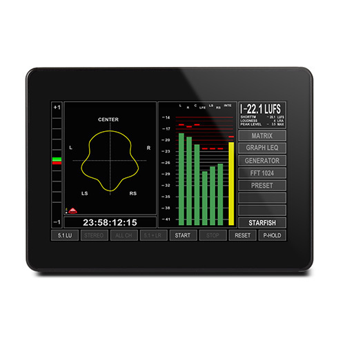 DK Audio DK T7 STEREO 7&quot; Multitouch Display Audio/Loudness Meter