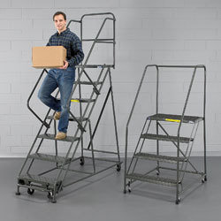 Optional 42&quot; Handrail for Angle Safety Ladder