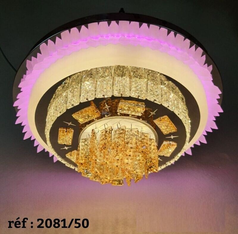 lustre cristale moderne