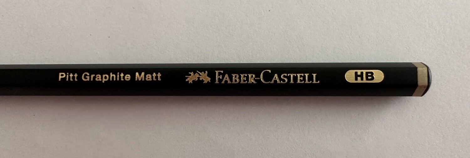 Faber Castell Pitt Graphite Matt Single Pencils, Graphite Scale: HB