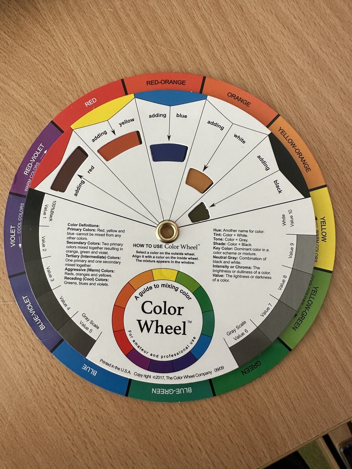 Colour wheel