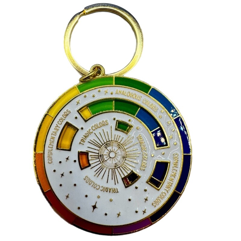 Colour Wheel Keyring