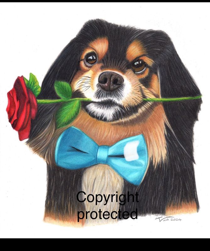 I Love You MoM  - Original Drawing