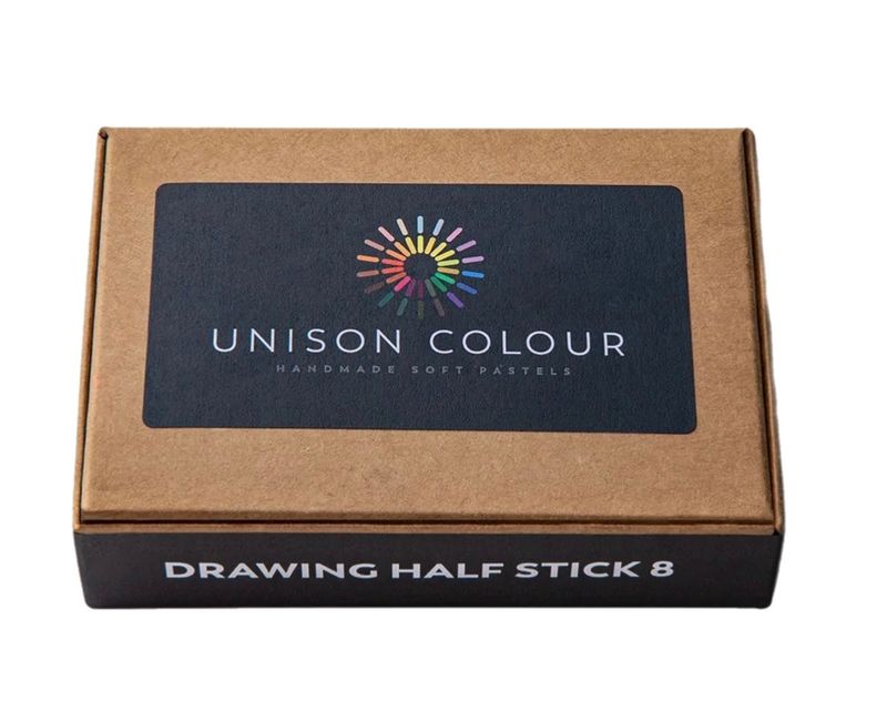 Unison 8 Half Stick Soft Pastel
