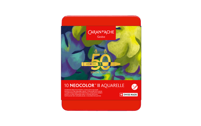 CARAN D&#39;ACHE NEOCOLOR™ II AQUARELLE PASTELS 50 YEARS LUSH – SPECIAL EDITION