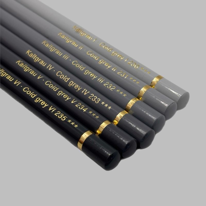 Faber Castell Polychromos Cold Grey Set 1 to 6