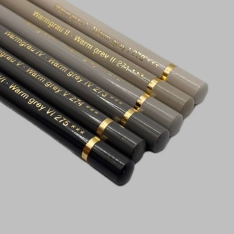 Faber Castell Polychromos Warm Grey Set 1 to 6