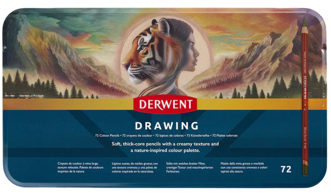 Derwent Drawing Tin 72
