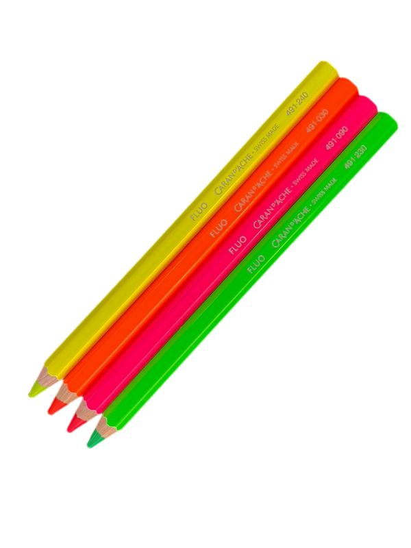 Caran D&#39;Ache Maxi Pencils (Fluorescent)