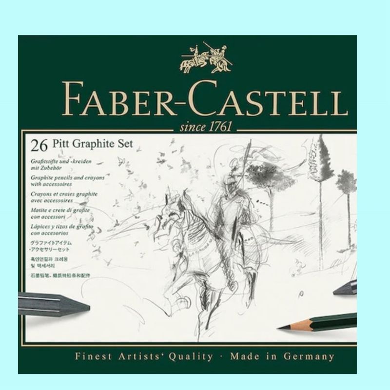 Faber Castell 26  Pitt Graphite Pencil Set