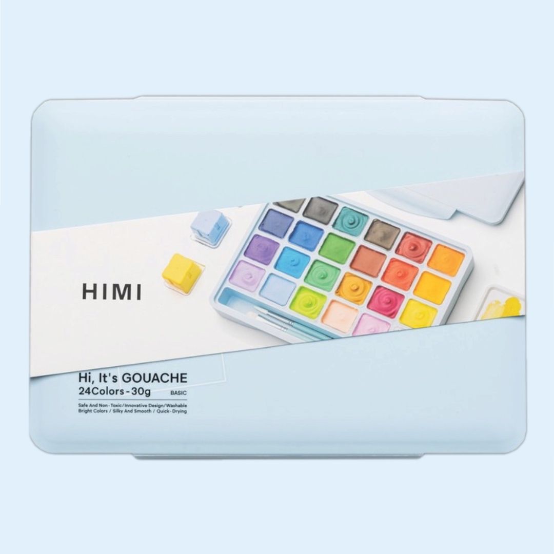 HIMI Jelly Cup Gouche Set 24 + 3 brushes