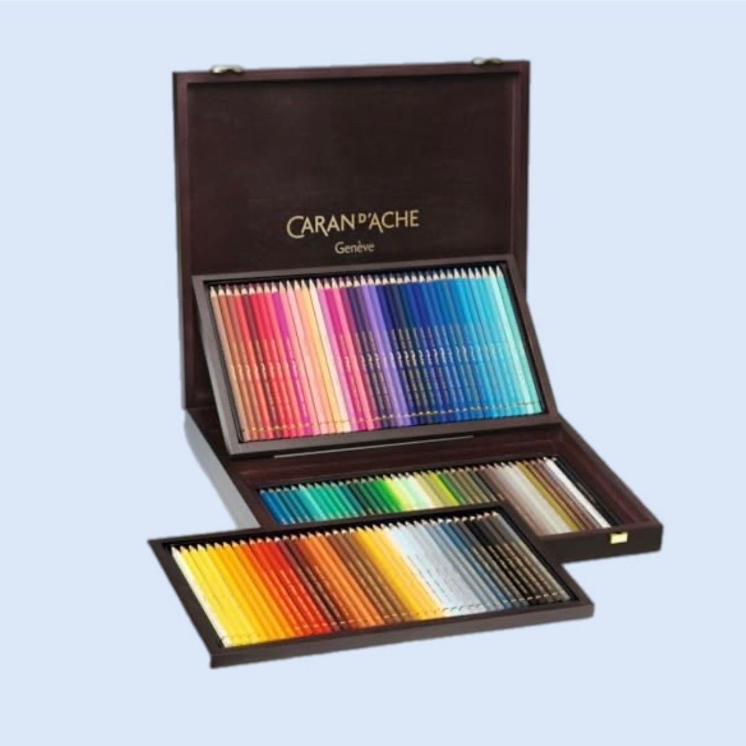 Caran d&#39;Ache Pablo 120 Wooden Box