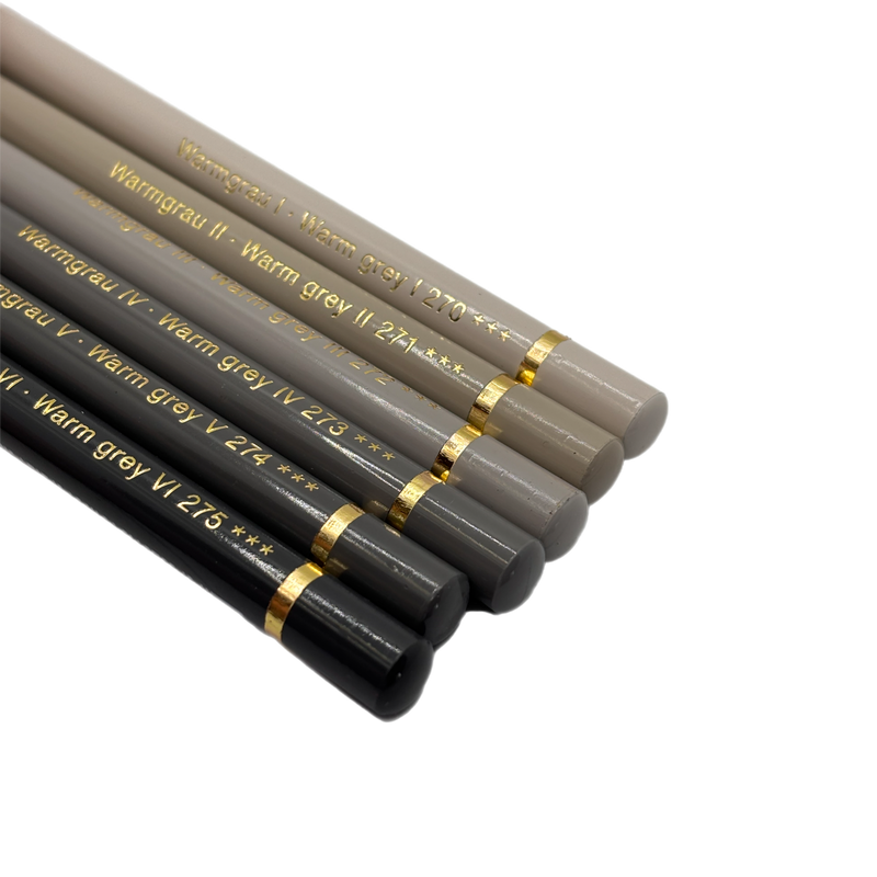 Faber Castell Polychromos Warm Grey Set 1 to 6