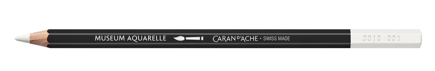 Caran D'Ache Museum Aquarelle, Colour: 001- White ***** Caran D'Ache Museum Aquarelle