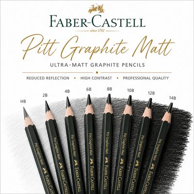 Faber Castell Pitt Graphite Matt Single Pencils