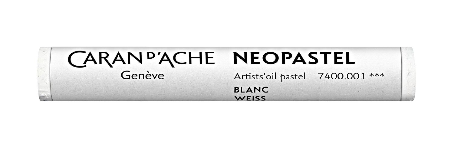 Caran d'Ache Neopastel Oil Individual Sticks, Colour: 001 White  *** Caran d'Ache Neopastel Oil
