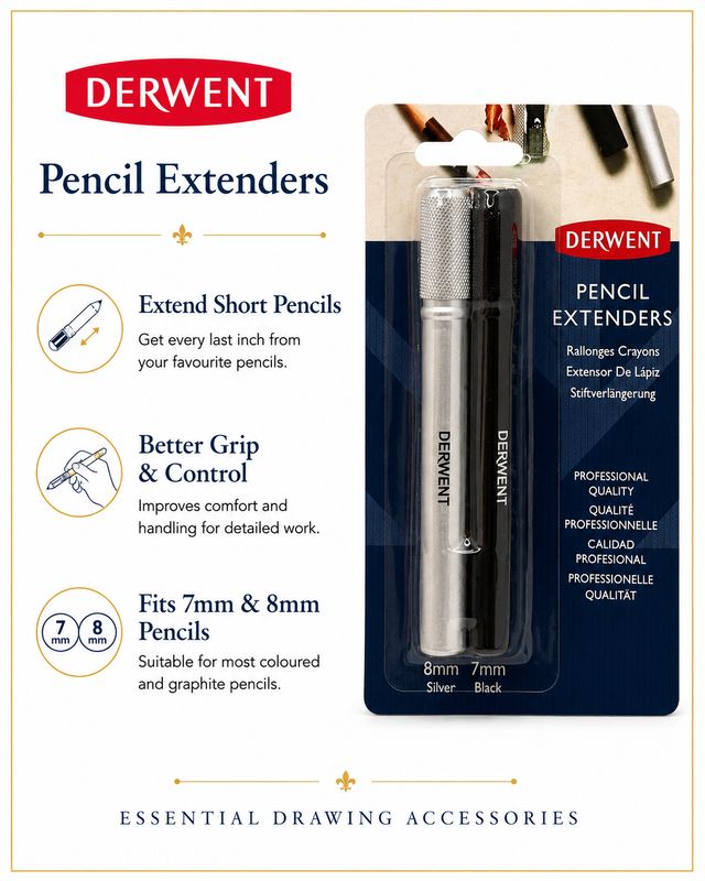 Derwent Pencil extenders
