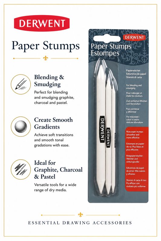Derwent Paper Blender Stump - Pack of 3