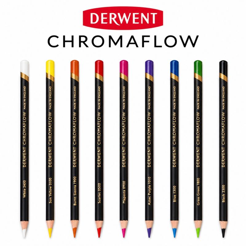 Derwent Chromaflow Coloured Pencil Singles