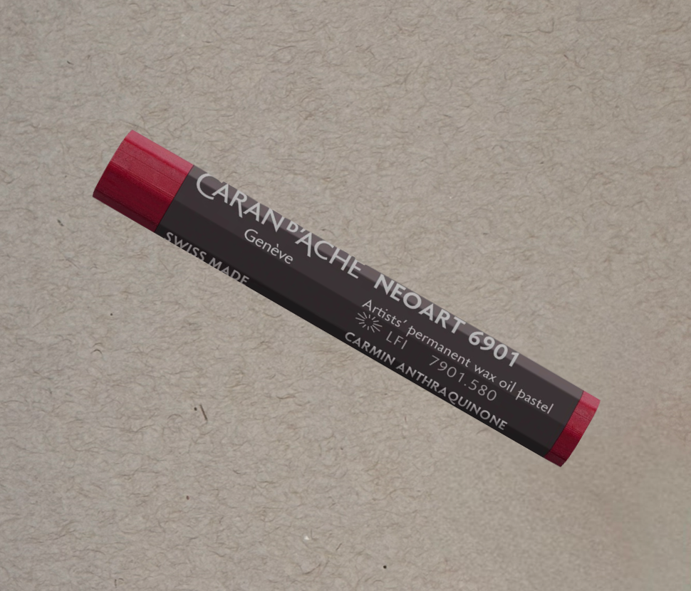 Caran D'Ache NeoArt 6901, COLOUR: Anthraquinone Carmine (580) - Caran D'Ache NeoArt 6901