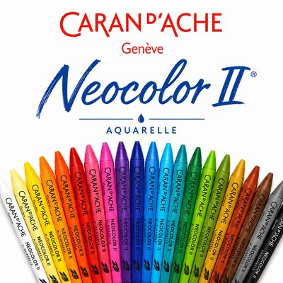 Caran D'Ache Neocolor II Aquarelle Wax Pastels