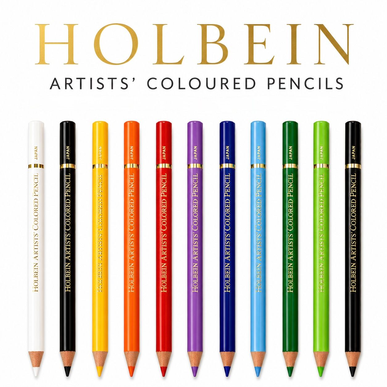 HOLBEIN ARTISTS' 50 COLOURED PENCILS SET OP935