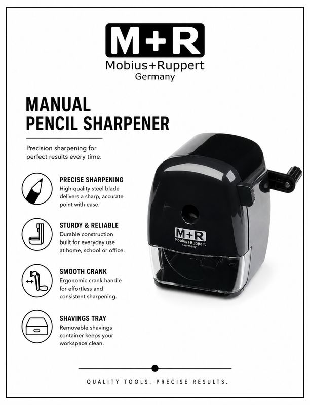 Mobius &amp; Ruppert Crank Pencil Sharpener