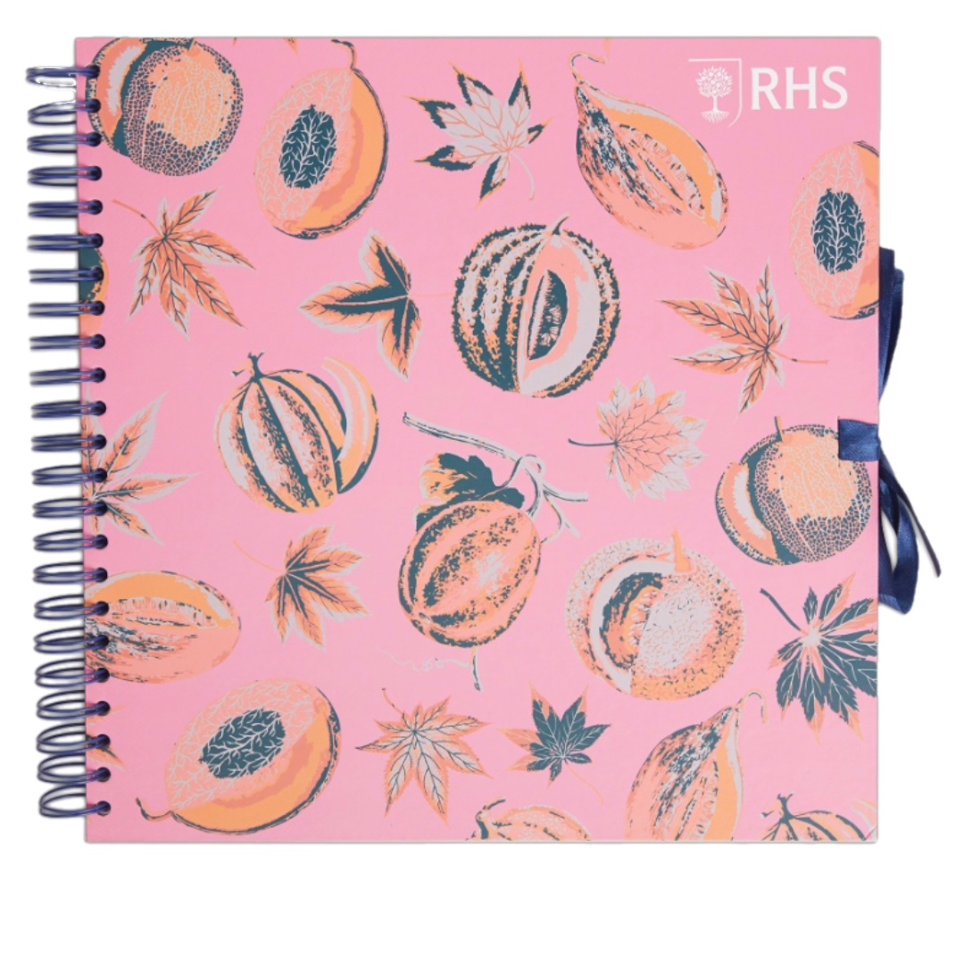 ​RHS bring you this stunning Wiro Bound Hardback Sketchbook 12" x 12" - Melons