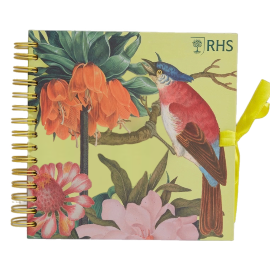 ​RHS bring you this stunning Wiro Bound Hardback Sketchbook 8" x 8" - Tropical