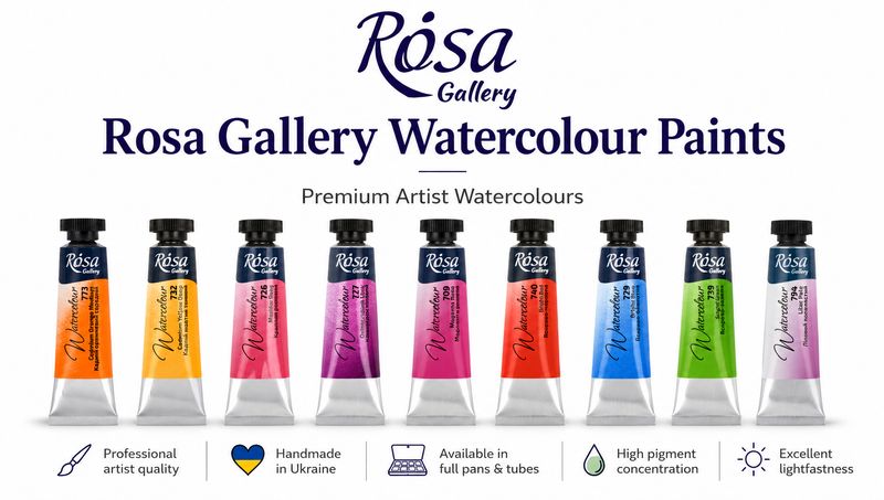 Rosa Watercolour Tubes 10ml