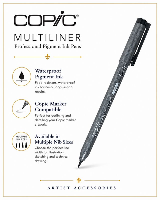 Copic .Too COPIC MULTILINER Black