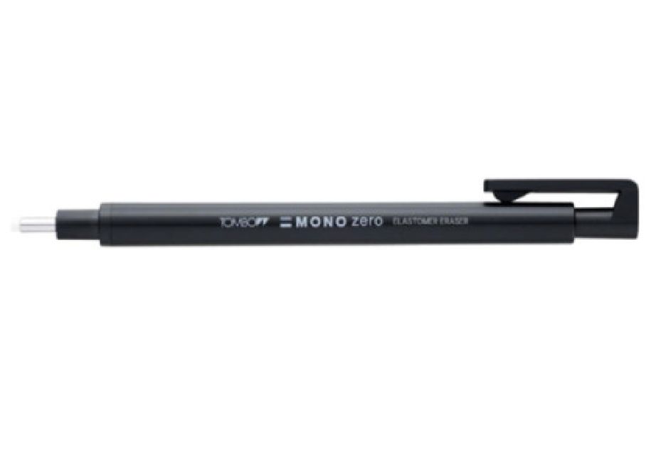 Tombow Mono Zero Classic Round Tip BLACK Eraser