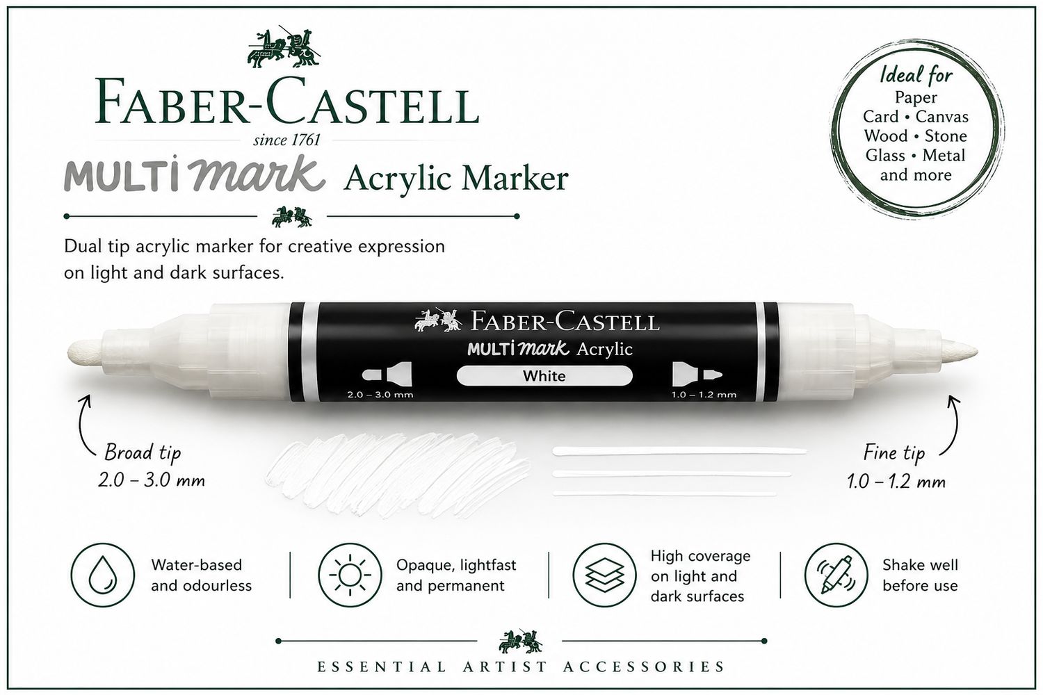 Faber Castell Multimark Acrylic Pen