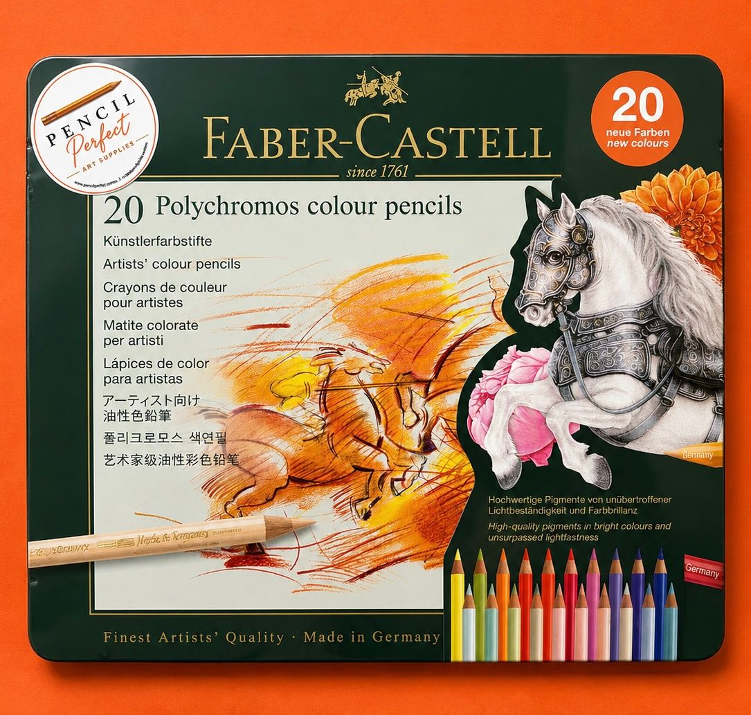 Faber Castell Tin 20 NEW COLOURS