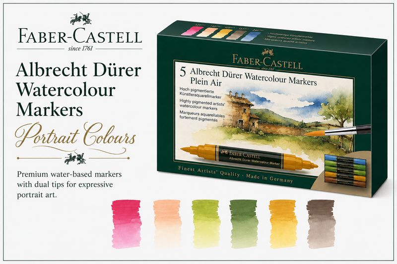Faber-Castell Albrecht Dürer Watercolour Markers Portrait Set
