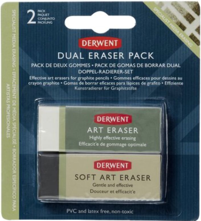 Derwent Duel Eraser Pack (2)