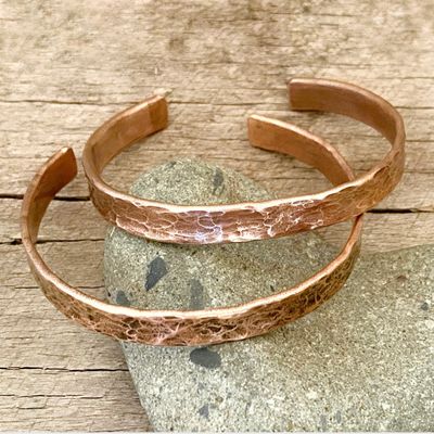 Hammered Copper Cuff bracelet