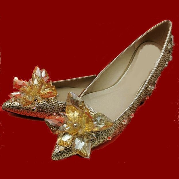 Swarovski Crystal Rhinestone Cinderella Bling Wedding Shoes