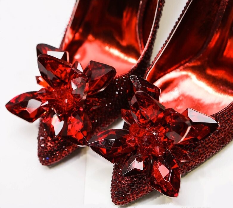 Swarovski Crystal Rhinestone Cinderella Bling Wedding Shoes