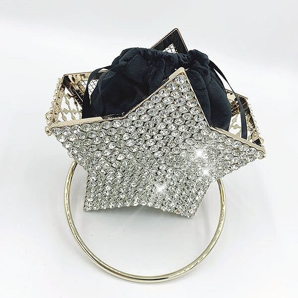 Swarovski Crystal Rhinestone Bling Star Purse