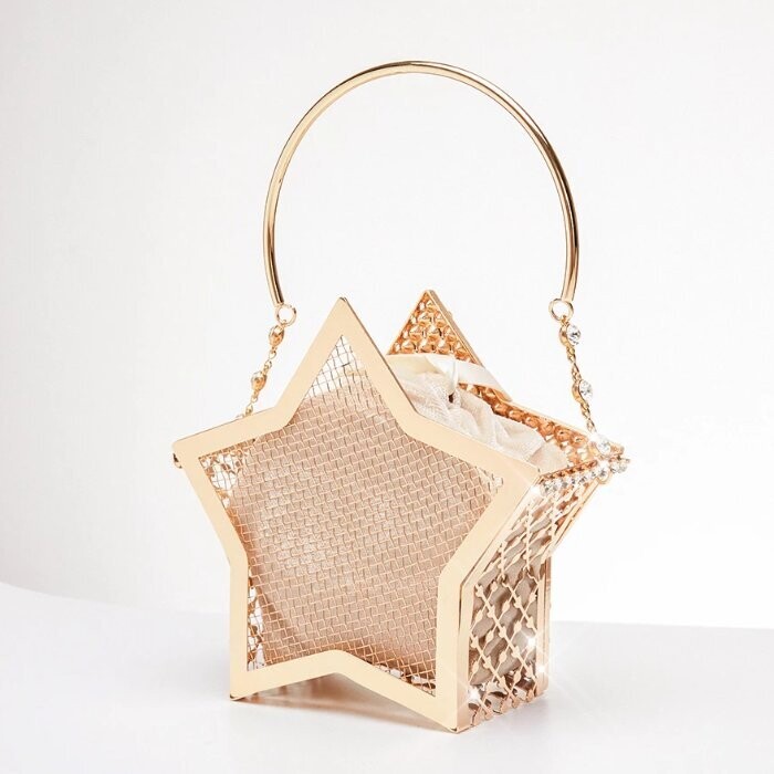 Swarovski Crystal Rhinestone Bling Star Purse