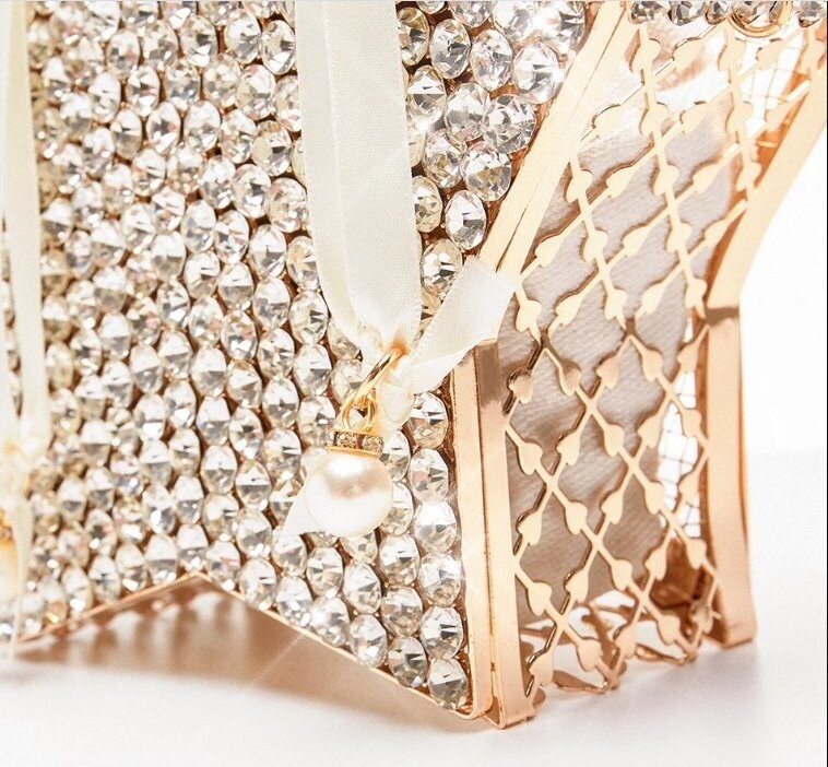 Swarovski Crystal Rhinestone Bling Star Purse