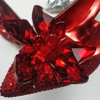 Swarovski Crystal Rhinestone Cinderella Bling Wedding Shoes