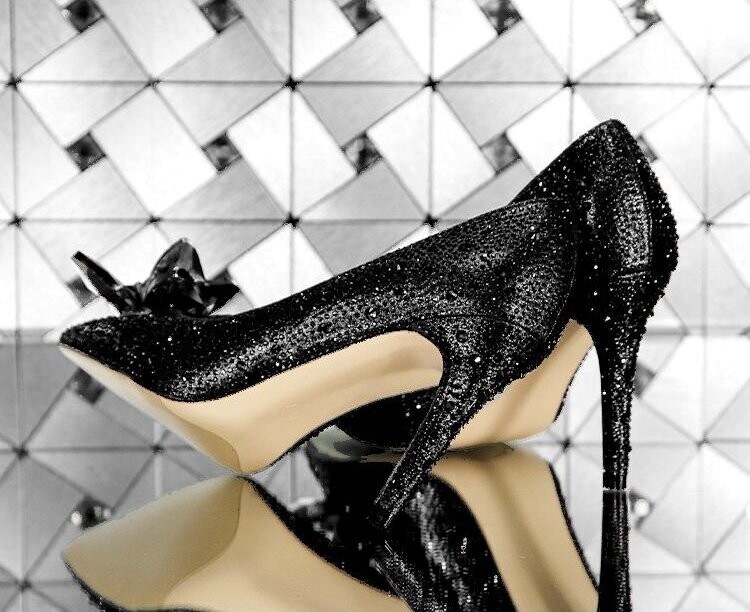 Swarovski Crystal Rhinestone Cinderella Bling Wedding Shoes