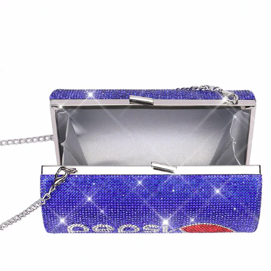 Swarovski Crystal Rhinestone Bling Coke Diet Coke Pepsi Sprite Purse