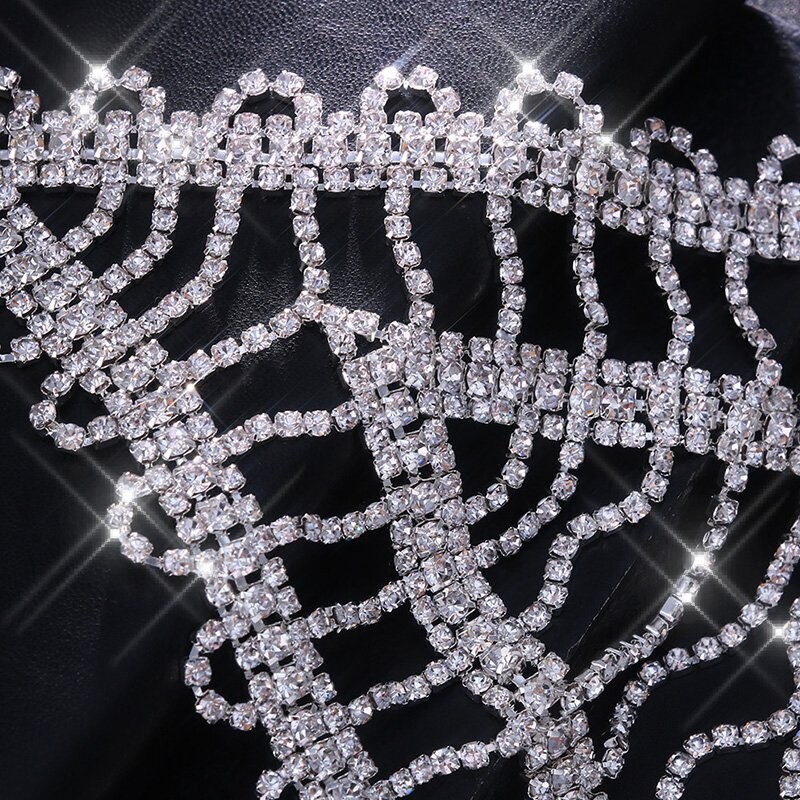 Swarovski Crystal Rhinestone Bling Halter Top