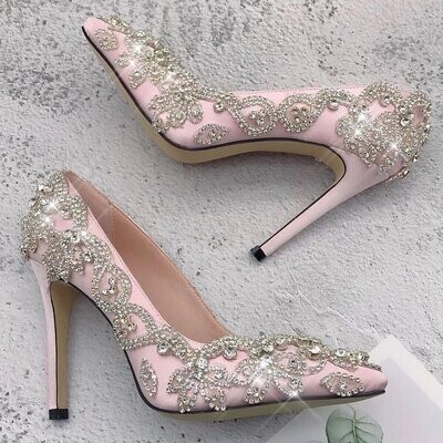 Swarovski Crystal Rhinestone Bling Wedding Shoes
